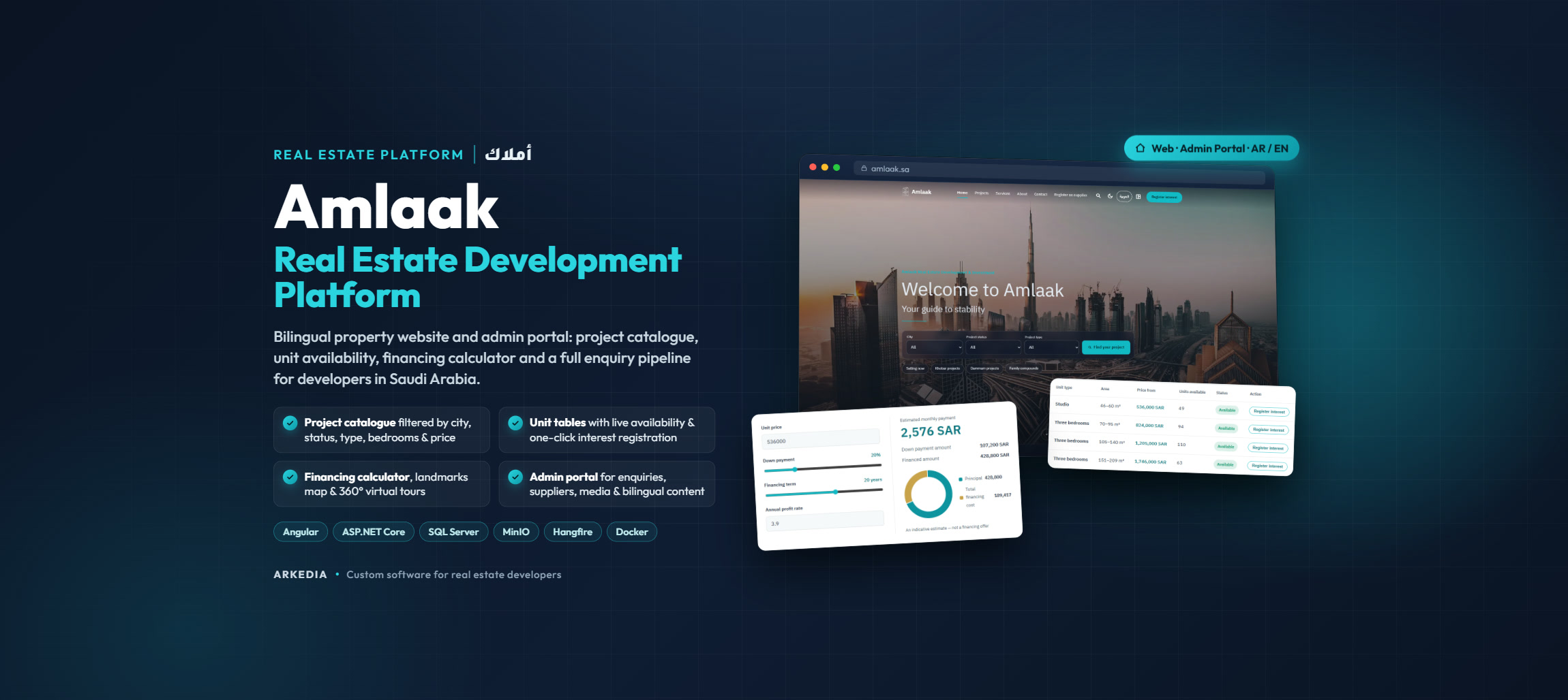 Amlaak - Real Estate Development Platform