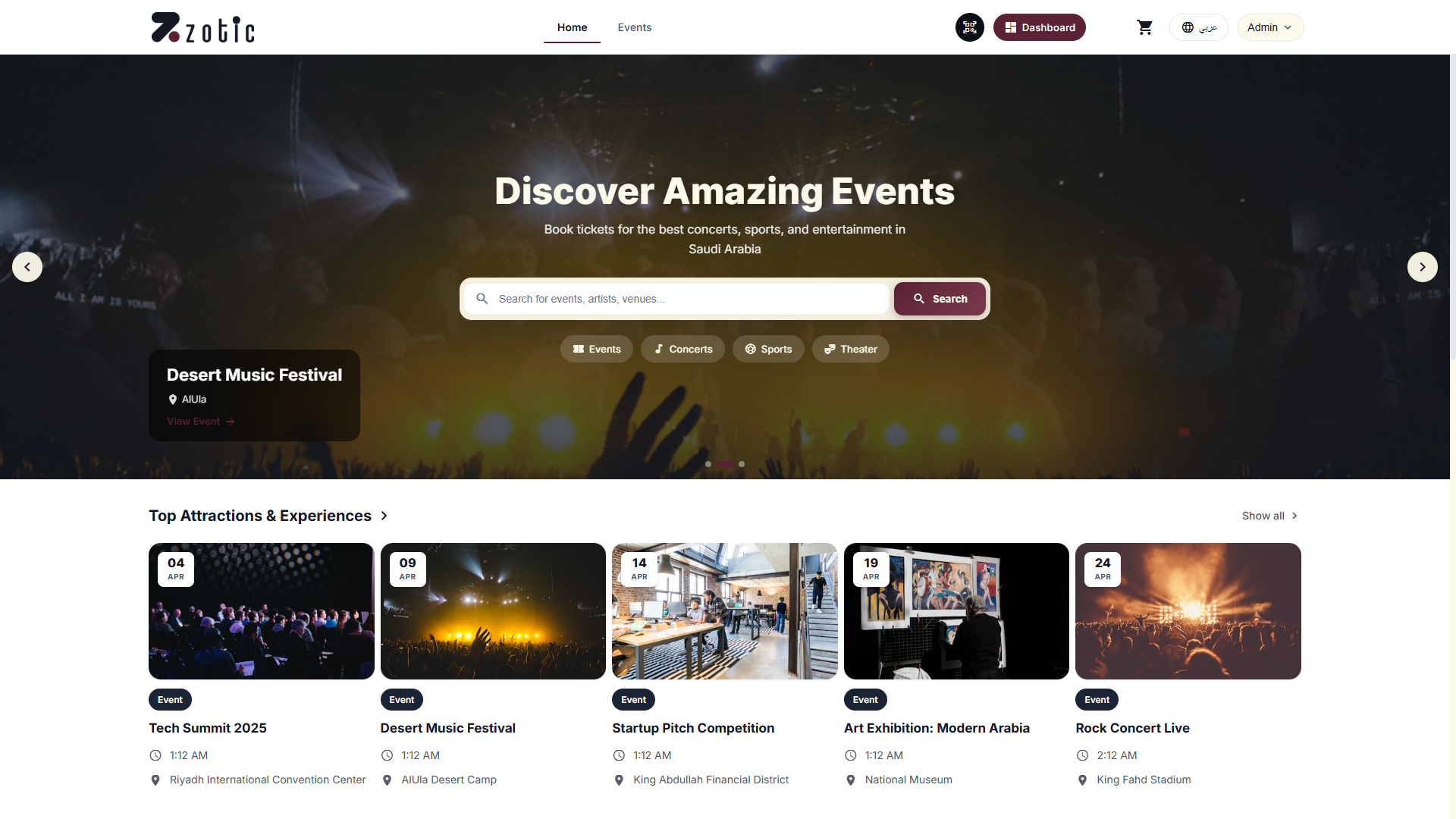 Zotic - Event Ticketing & Operations Platform